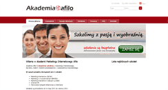 Desktop Screenshot of akademia.afilo.pl